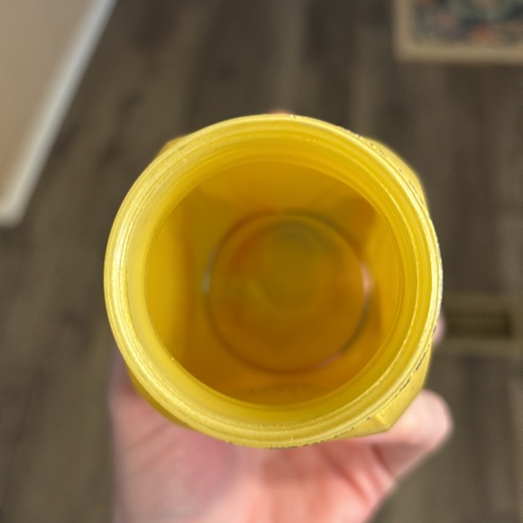 Vintage Hocking Shaker Set Flour Sugar Yellow Fired On Art Deco Range - Picture 13 of 15